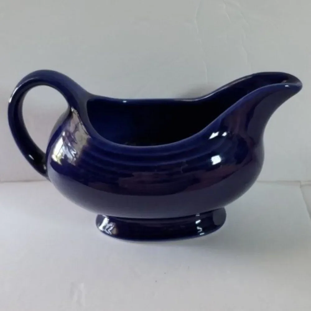 Fiestaware Fiesta Gravy Sauce Boat Dish Twilight Blue 18.5 OZ CONTAINER CERAMIC